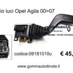 Devio luci Opel Agila 00>07 09181010–09181011–09181012– 09181013–09181014–12239911–12252612–12252613–12252614–12252615